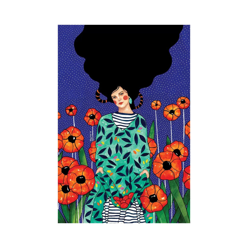 " Give Your Storey Away " by Hülya Özdemir, 26" H x 18" W x 1.5" D