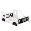 Lit plateforme double classique en forme de voiture avec roulettes-1775374348