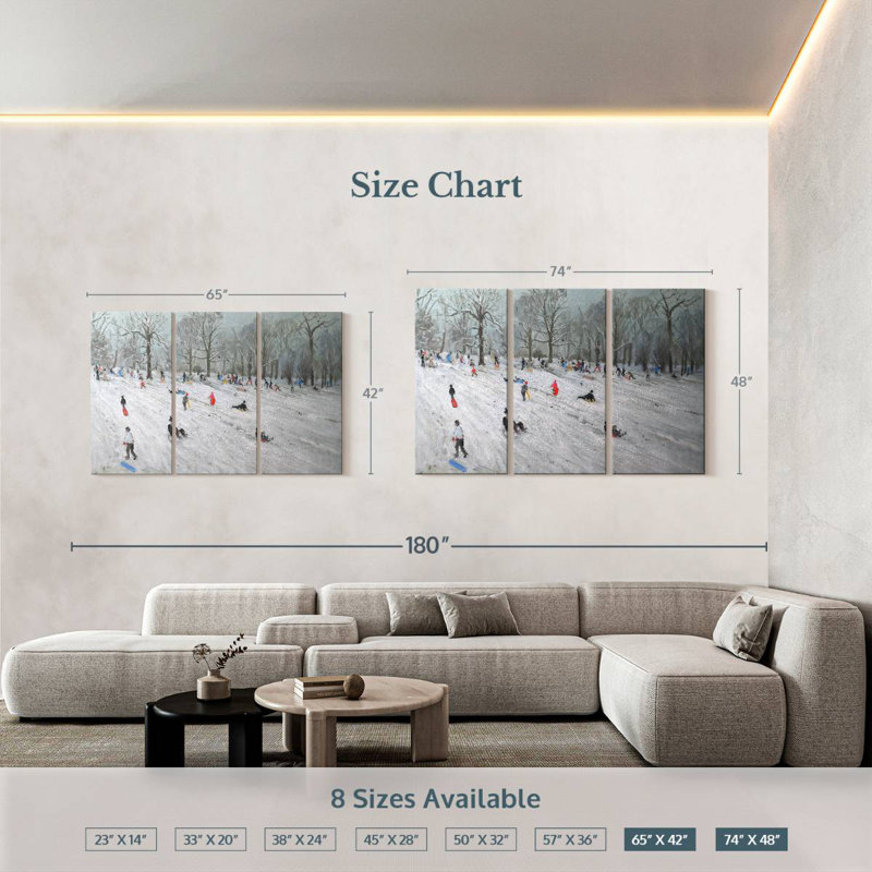 Alvord Tobogganers Darley Park, 42" H x 65" W