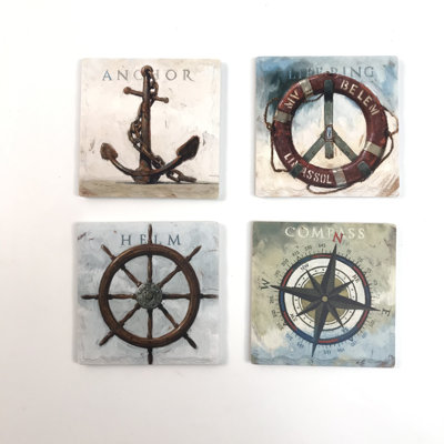 Sous-verre nautique