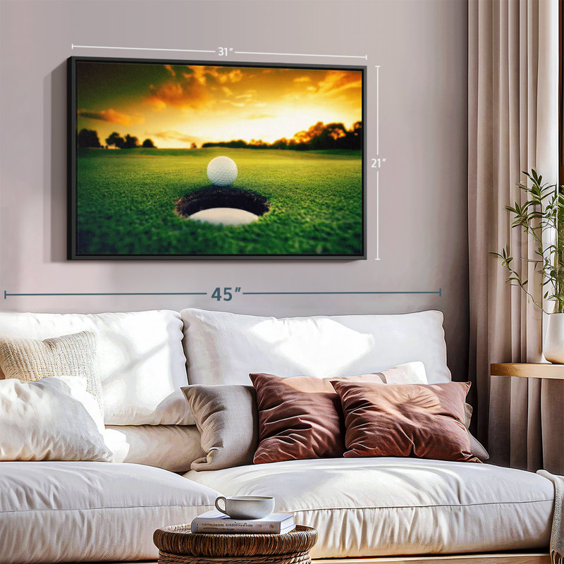 " Golf Ball ", 31" H x 21" W