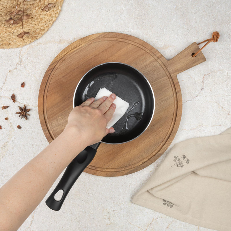 1 - Piece Pressed Aluminium Cookware Set, Matte Black