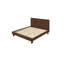 Ensemble de chambre à coucher King, brun, ensemble 3 pièces avec 2 tables de chevet