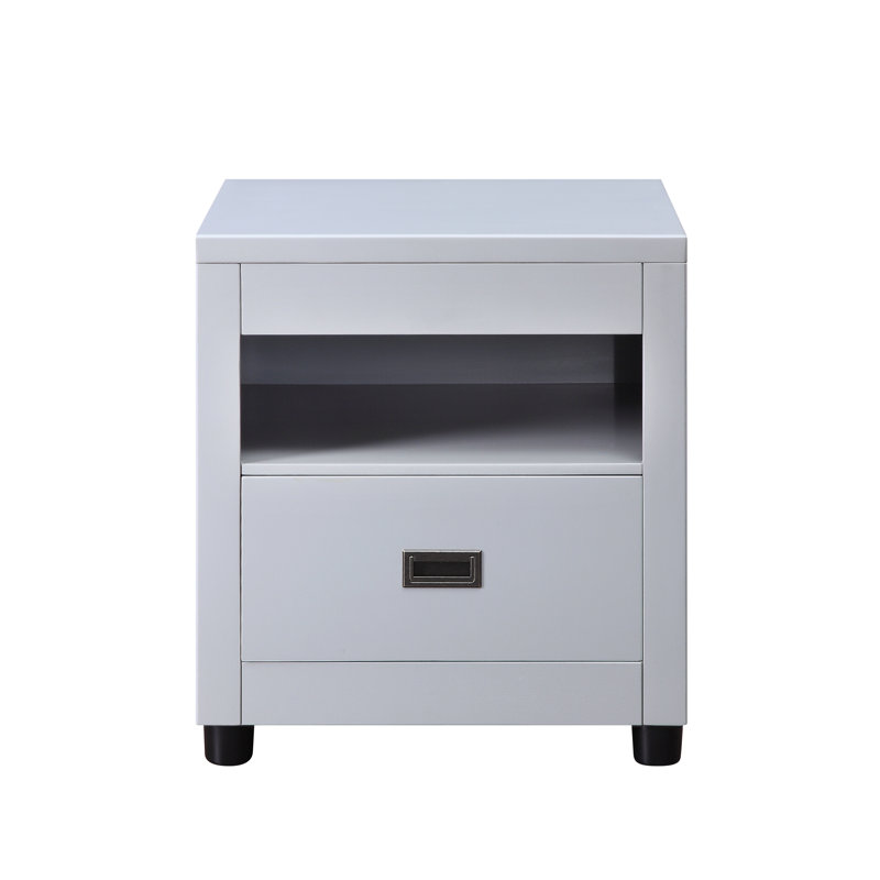 Dove Gray Finish End Table