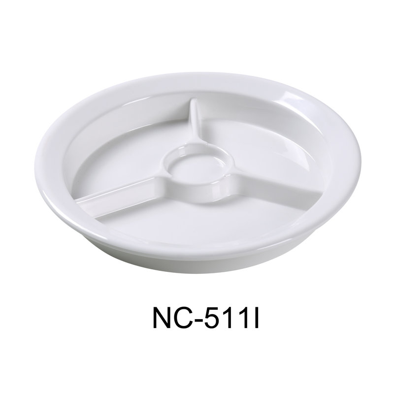 Plat de service en mélamine Accessaries, Ivoire
