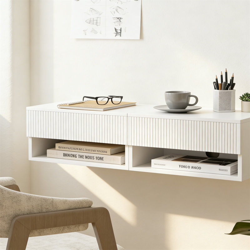 39cm W Manufactured Wood Bedside Table