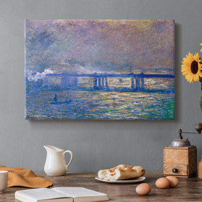 Pont Charing Cross - Claude Monet - Toile tendue avec châssis - 1903
