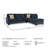 Kleban 2-Piece Sectional With Chaise-111301111-111301110
