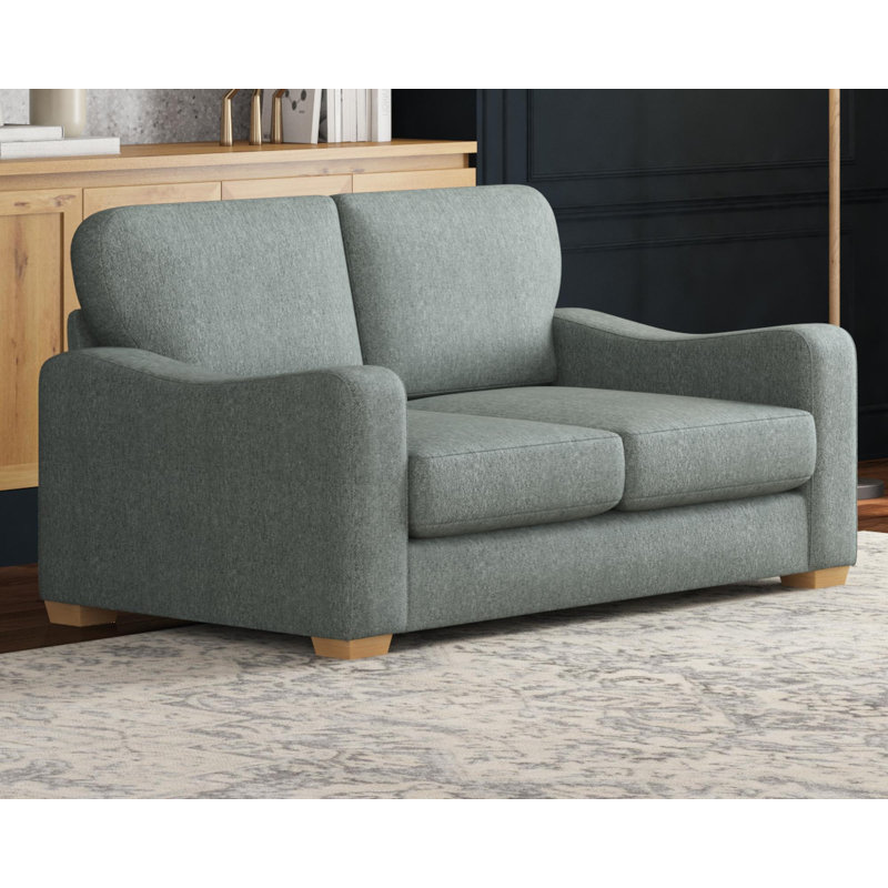 Theadford Two Seater, Fixed Back, Royal Blue