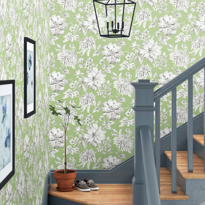 Rouleau de papier peint lisse Alsacia, Vert