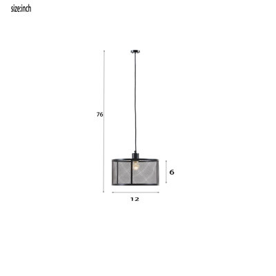 Luminaire suspendu 1 lumière Tauryn