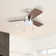 44" Barcadero 3 - Blade LED Propeller Ceiling Fan with Pull Chain and Light Kit Included