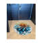 Tapis rond rond multicolore lavable à la machine-836619856