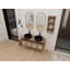 Meuble-lavabo flottant écologique avec porte à fermeture douce et rangement spacieux, parfait pour les salles de bain modernes-792607711-792607710