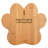 Dog Paw-Shaped Bamboo Cutting and Serving Board