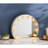 Alma White Finish Accent Mirror