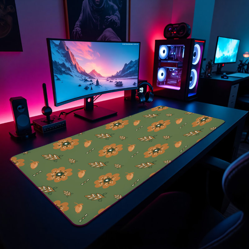 Polyester Desk Pad, 31.5x15.5