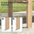 Outdoor  Cedar Wood Pergola Swing Bench, Porch Swing with Stand