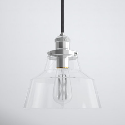 Topanga Single Light Glass Dimmable Pendant