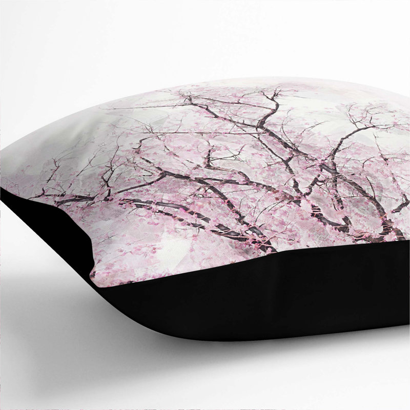Square Throw Cushion, Black, 55 x 55 cm