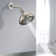 High Pressure 6-Setting 4" Shower Head - Angle Adjustable, Clog-Proof Shower Head