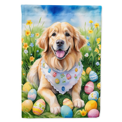 Drapeau de Pâques Pâques à œufs double face H 40 po x l 28 po Polyester