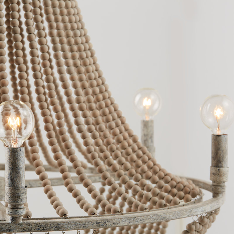 Kayla 6 - Light Dimmable Empire Chandelier