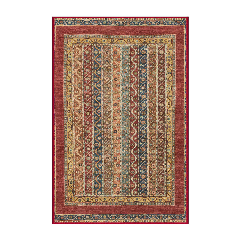Abstract Indoor Rug, Rectangle 2' x 4'