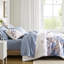 Édredon doux en microfibre à motif floral doux avec draps, jusqu'à 14 po, matelas pour lit simple, produit de 1,51 po de hauteur