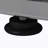 31.50" Modern Rectangle Glass Coffee Table with Ring-Shaped Frames-380655627