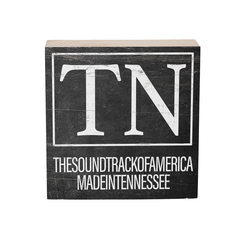 State Wooden Plock Tennessee 6x6"