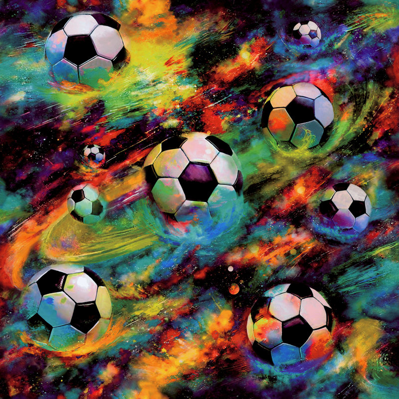 Football 10.05m x 53cm Matte Wallpaper Roll