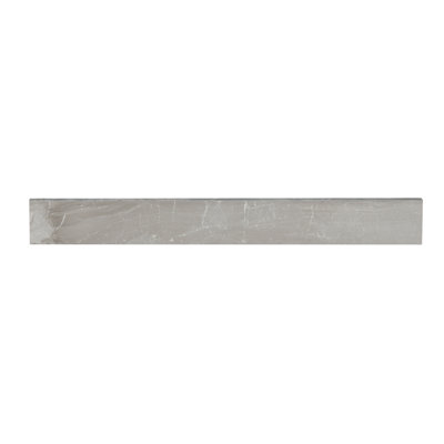 Bordure de carrelage Daltile Famed 3 x 24 en porcelaine mate à nez de taureau (vendue à l'unité)