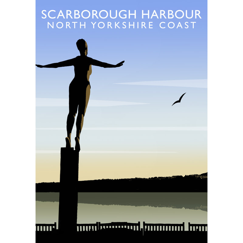 'Scarborough Harbour' by Richard O'Neil - Print, No Frame, 40 cm H x 30 cm W x 1 cm D