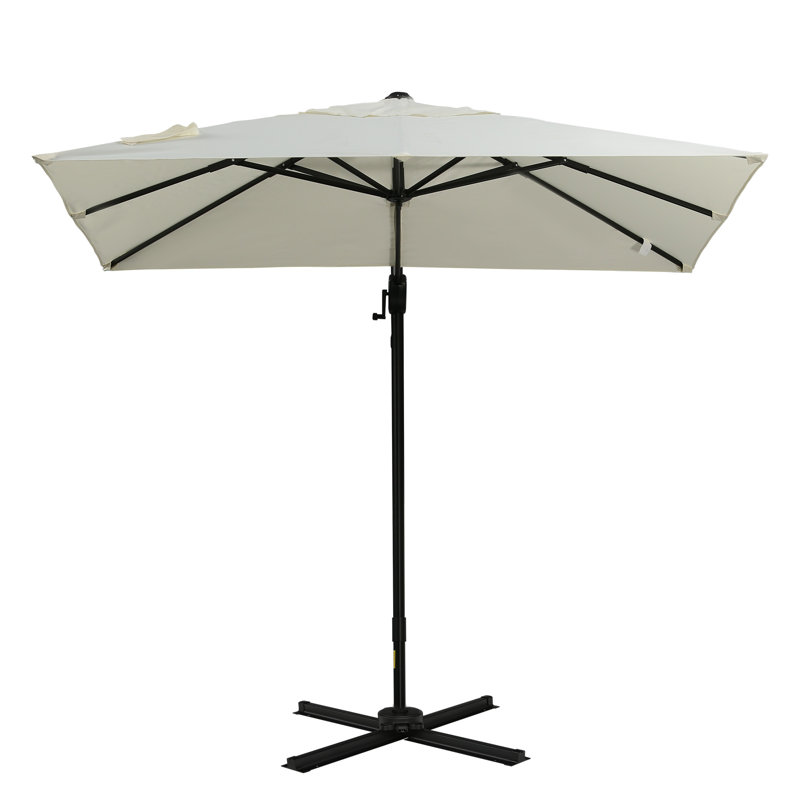 Parasol de marché 8 pi Atavion, Crème