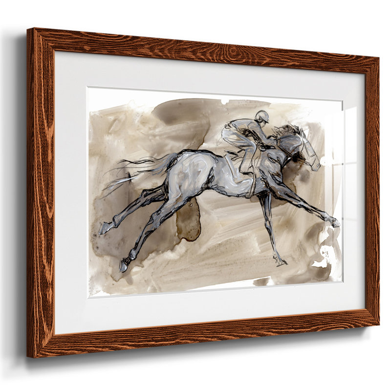 En route pour les courses I, Érable, H 14 po x l 20 po x P 1,5 po