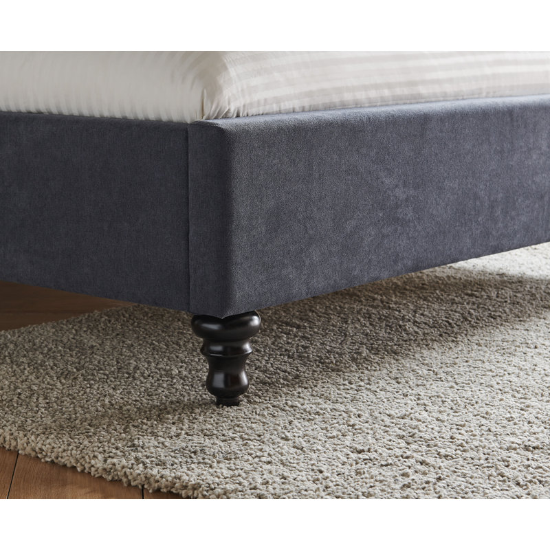 Fairfield Upholstered Bed, Single (3'), Dark Grey