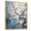 «Blue and Gray Cherry Blossoms Sapphire», reproduction d'art sur toile-95871434-95871433