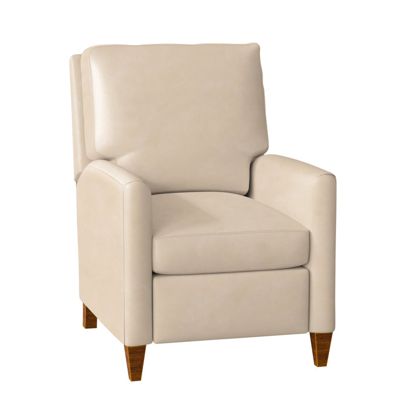 Charlotte Recliner, Aline Light Gray Stonewash Genuine Leather, Manual, New Classiques