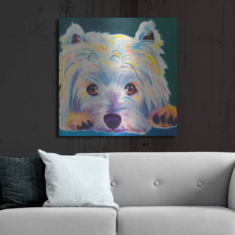 «Westie - Chispy 2» par Dawg Painter, H 36 po x l 36 po