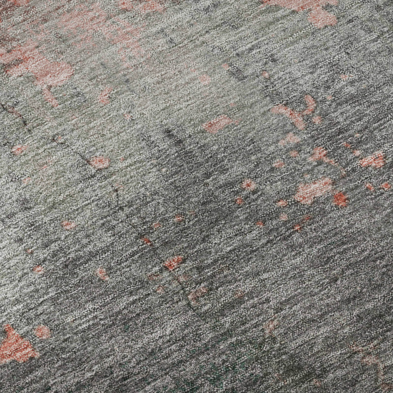 Premium Machine Washable Larrison AMF1780 Modern Rug, Rectangle 10' x 14'