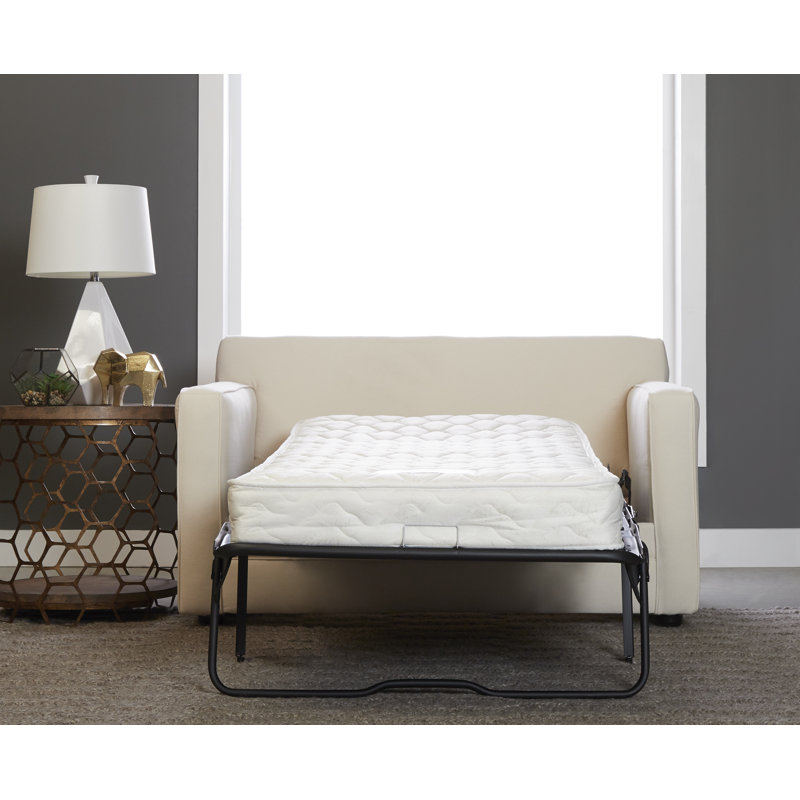 Aukai Upholstered 58'' Sleeper Sofa, Canvas Spa Sunbrella® Canvas