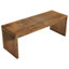 Wood Top Dining Table with Wood Base