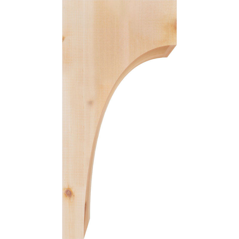 Huntington Corbel, H 24 po x l 5,5 po x P 12 po, Lisse, Cèdre rouge