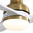 Nicola 52" 3 - Blade LED Standard Ceiling Fan with Remote Control and Light Kit Included-1709593194