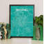 Beijing City Map - No Frame Print-1730416120