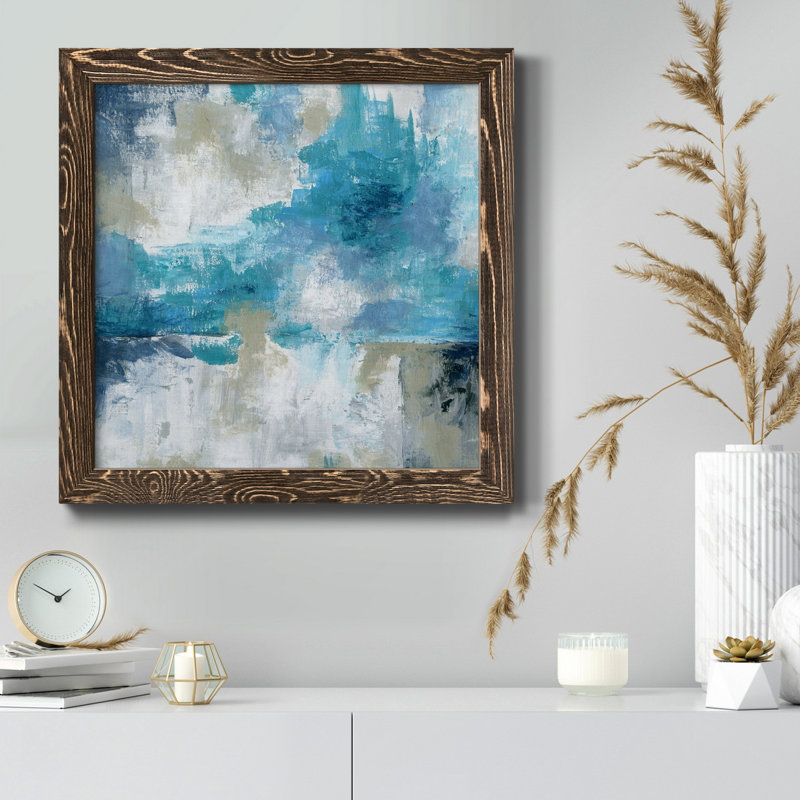«In Wine There Is Truth», art textuel sur toile, H 27,5 po x l 27,5 po x P 1,5 po, Noyer