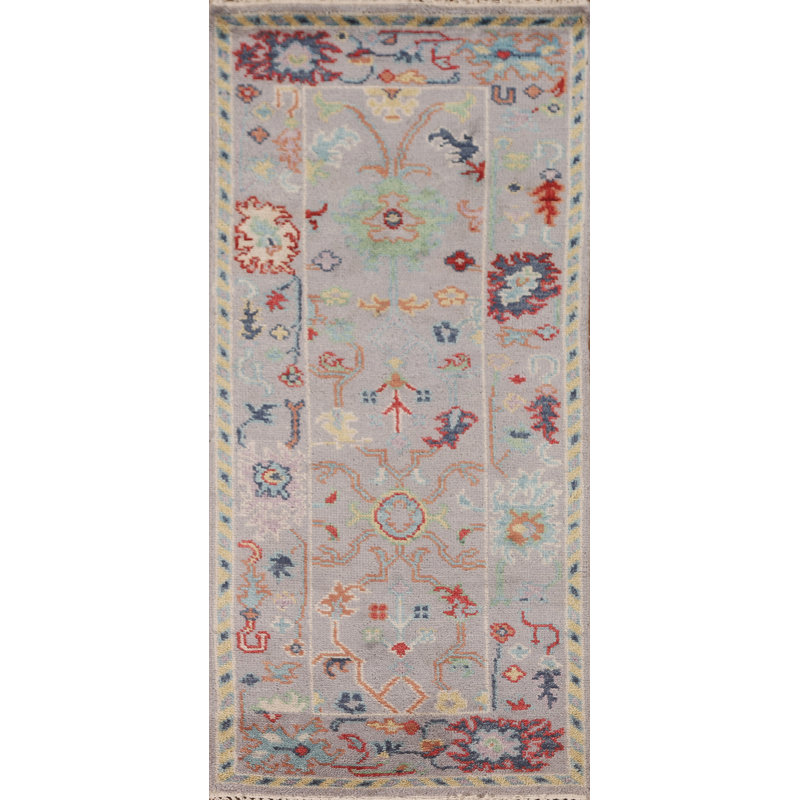 Tapis oriental fait à la main Oushak 3 x 6
