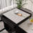 80.7" L  Kitchen Island With Expandable Dining Table （Without Dining Chairs)-1674240284