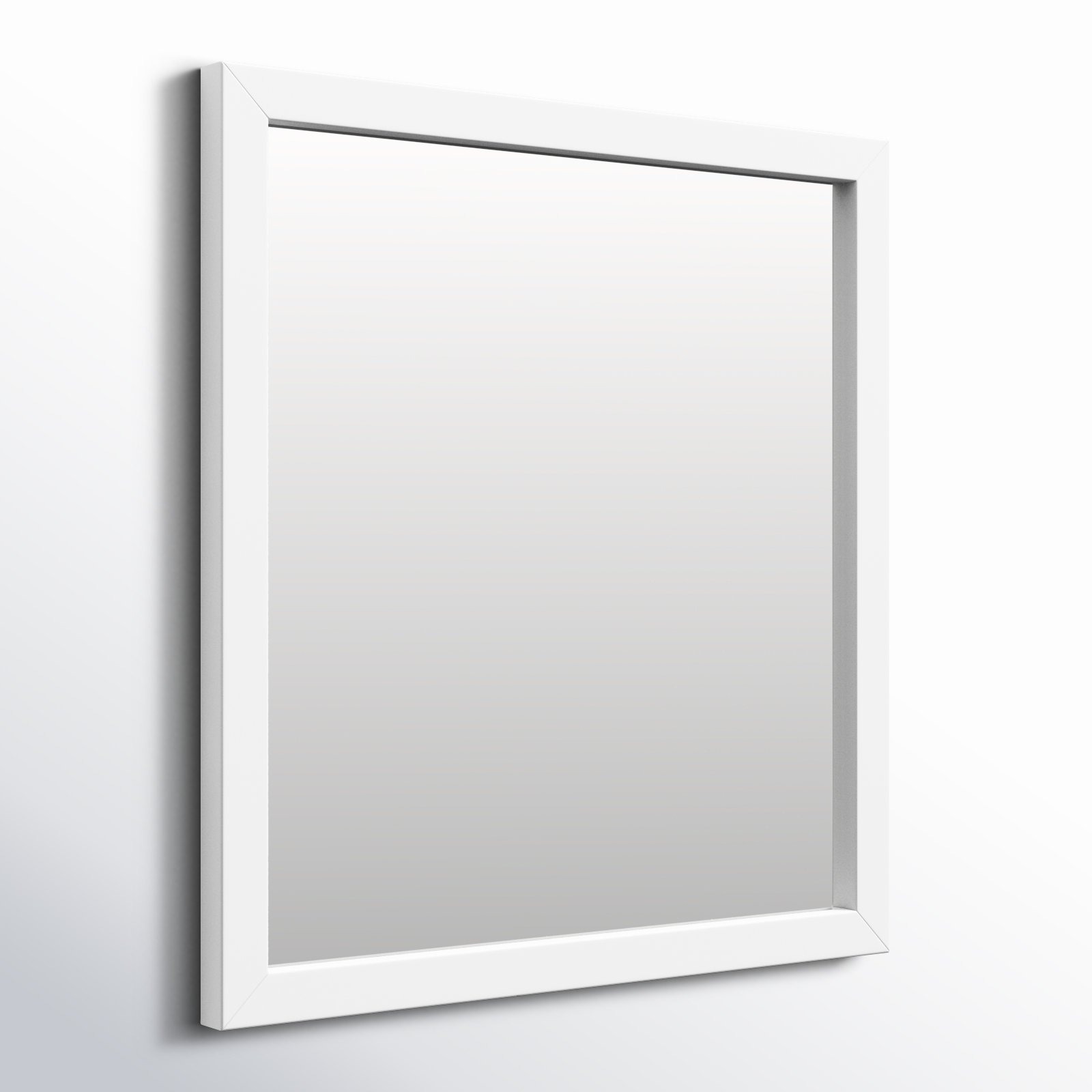 Capra Wood Rectangle Wall Mirror